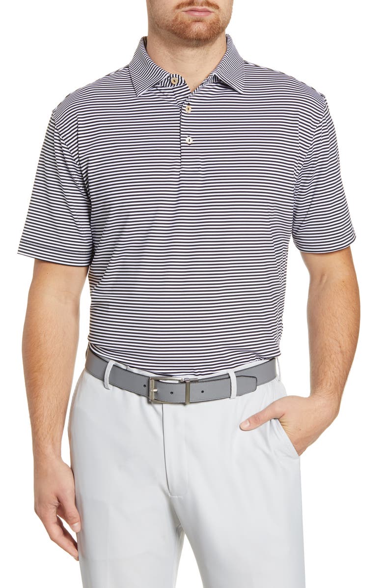 Peter Millar Hales Stripe Performance Polo, Main, color, 