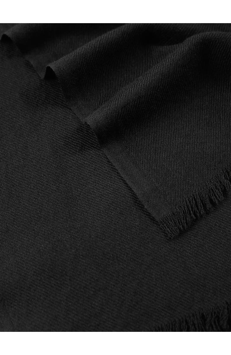 Gobi Cashmere Lightweight Cashmere Woven Scarf, Alternate, color, Black