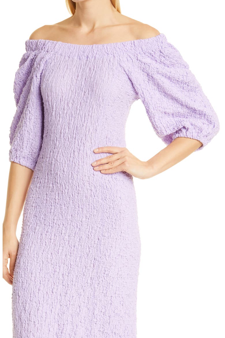 Garance Off the Shoulder Dress, Alternate, color, LILAC
