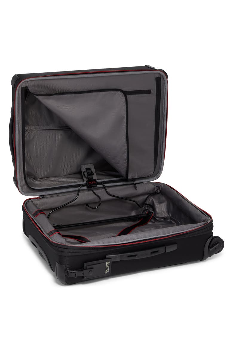 Aerotour Large Front Pocket Expandable Carry-On, Alternate, color, BLACK