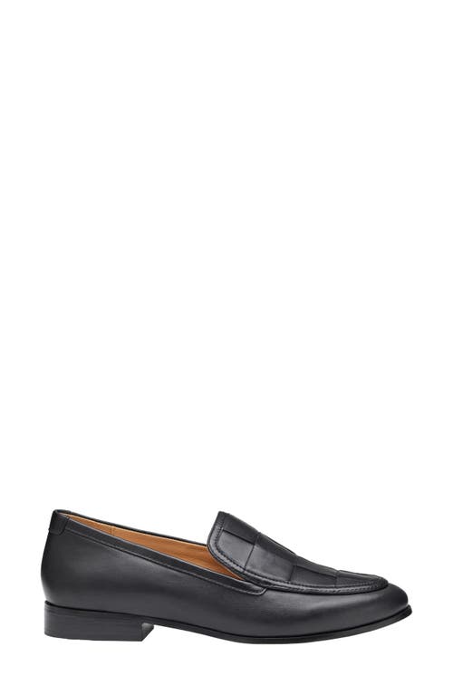 Johnston & Murphy Ali Woven Loafer In Black