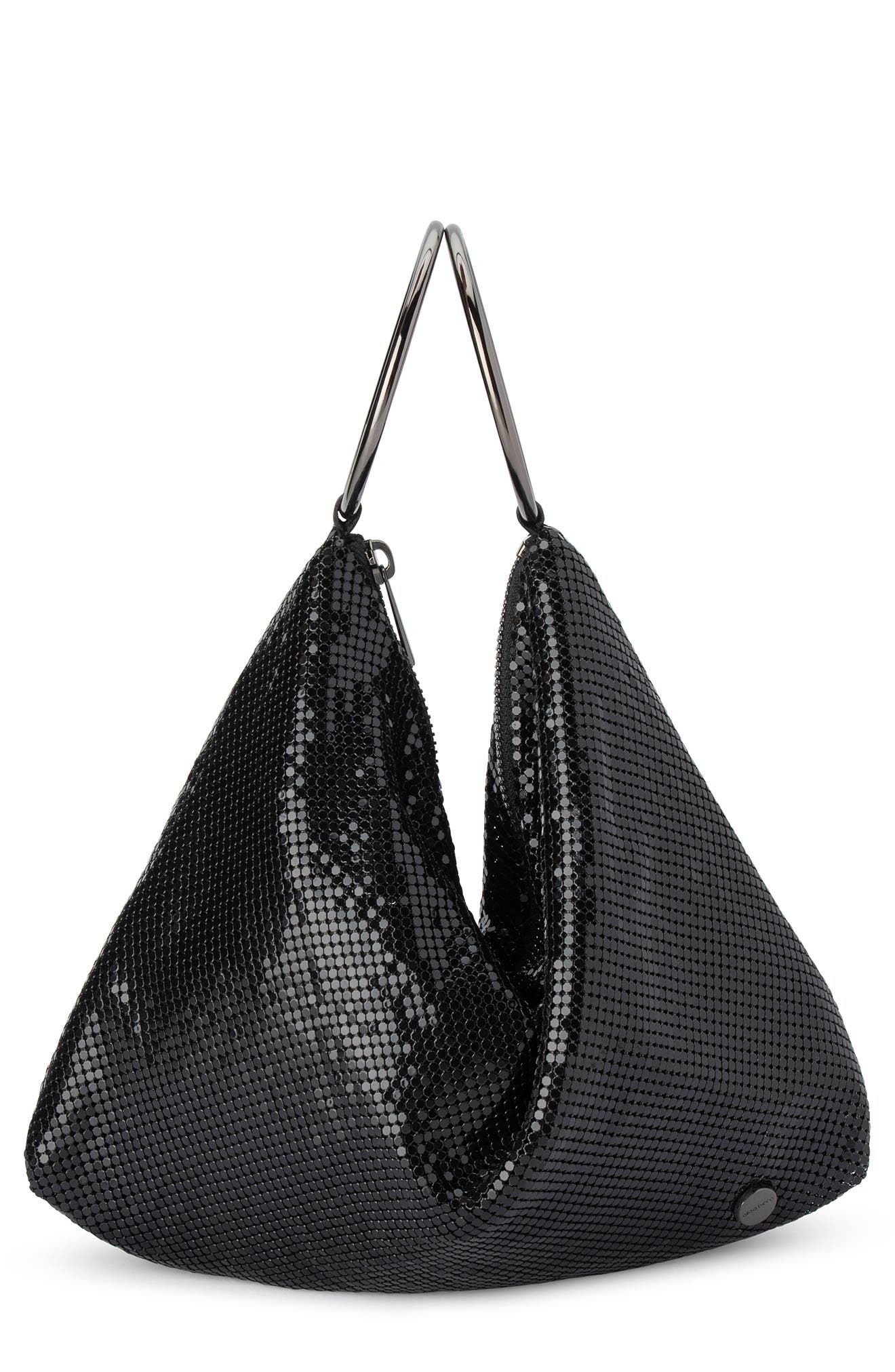 Shar Mesh Convertible Bag, Main, color, BLACK