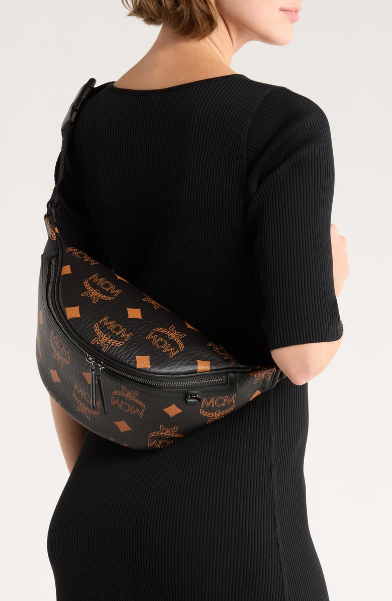 MCM Fursten Belt Bag, Alternate, color,