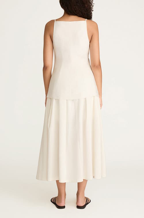 Rebecca Taylor Sleeveless Structured Top In White