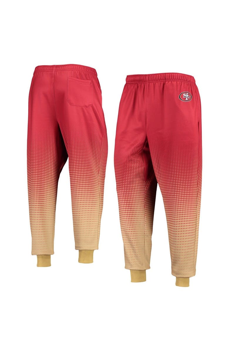 FOCO Men's FOCO Scarlet San Francisco 49ers Gradient Jogger Pants, Alternate, color,