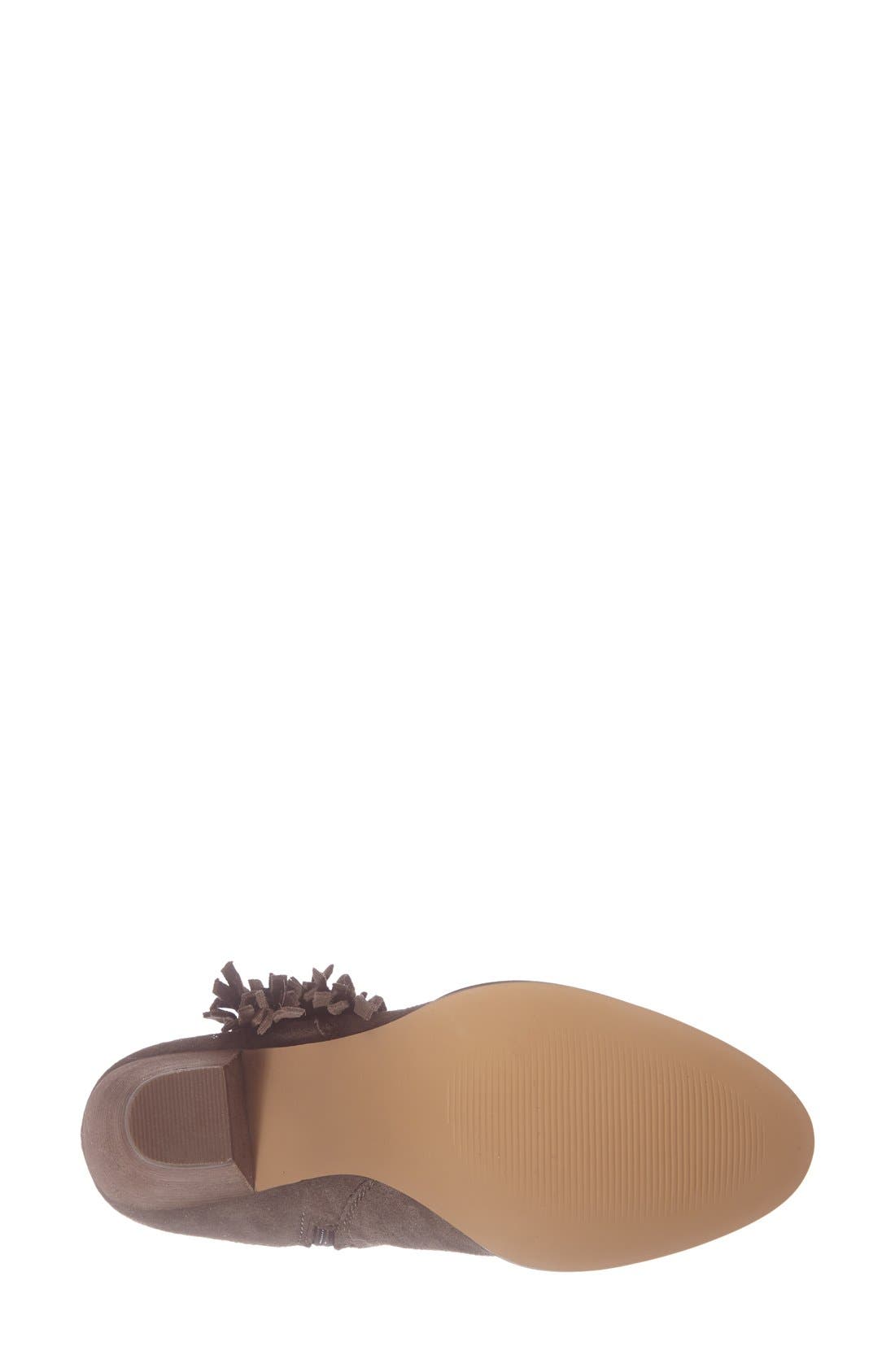 'Ponncho' Suede Bootie, Alternate, color, TAUPE SUEDE