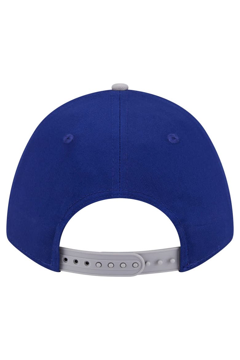 Men's New Era Royal/Gray Los Angeles Dodgers Arch 9FORTY A-Frame M-Crown Adjustable Hat, Alternate, color, Royal