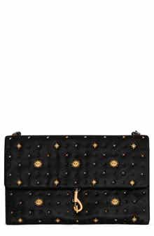 Rebecca Minkoff Edie Large Shoulder Bag with Evil Eye Studs