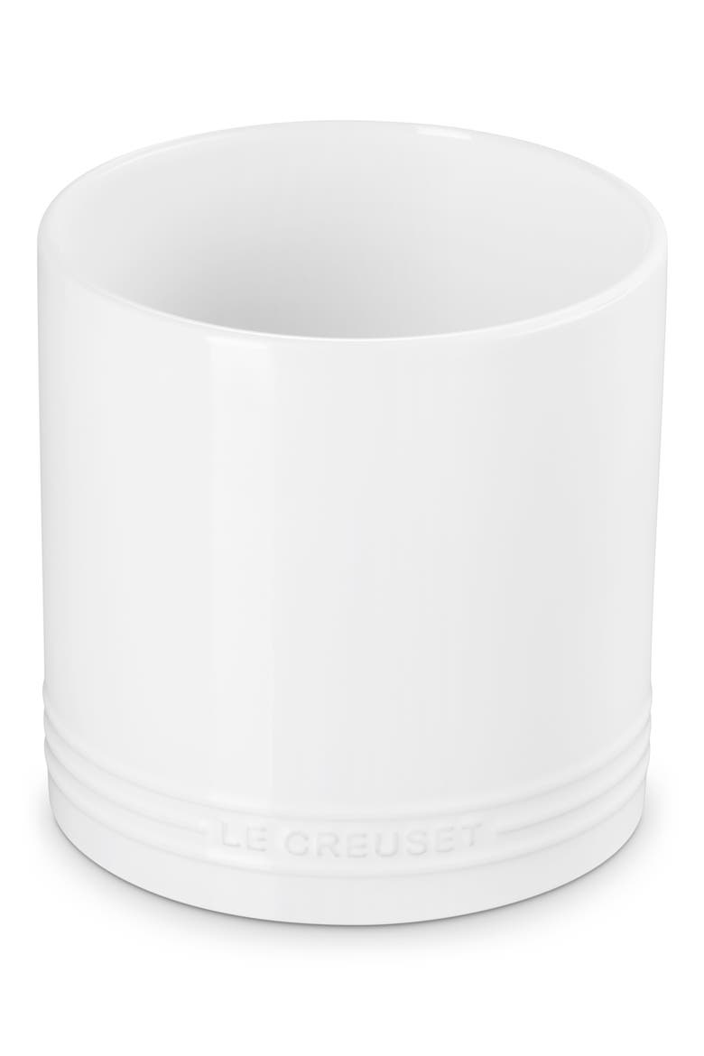 Signature Stoneware Utensil Crock, Alternate, color, WHITE