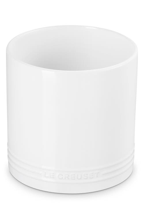 Le Creuset Signature Stoneware Utensil Crock In White