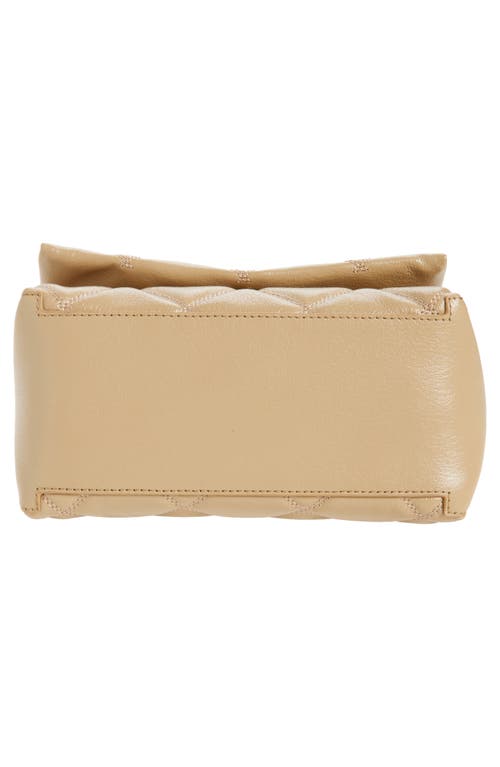 Shop Marc Jacobs The Mini Dual Chain Diamond Quilted Leather Shoulder Bag