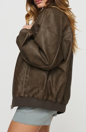 Goldsmith Water Repellent Faux Leather Jacket