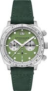 SPINNAKER Hull Chronograph Leather Strap Watch, 42mm