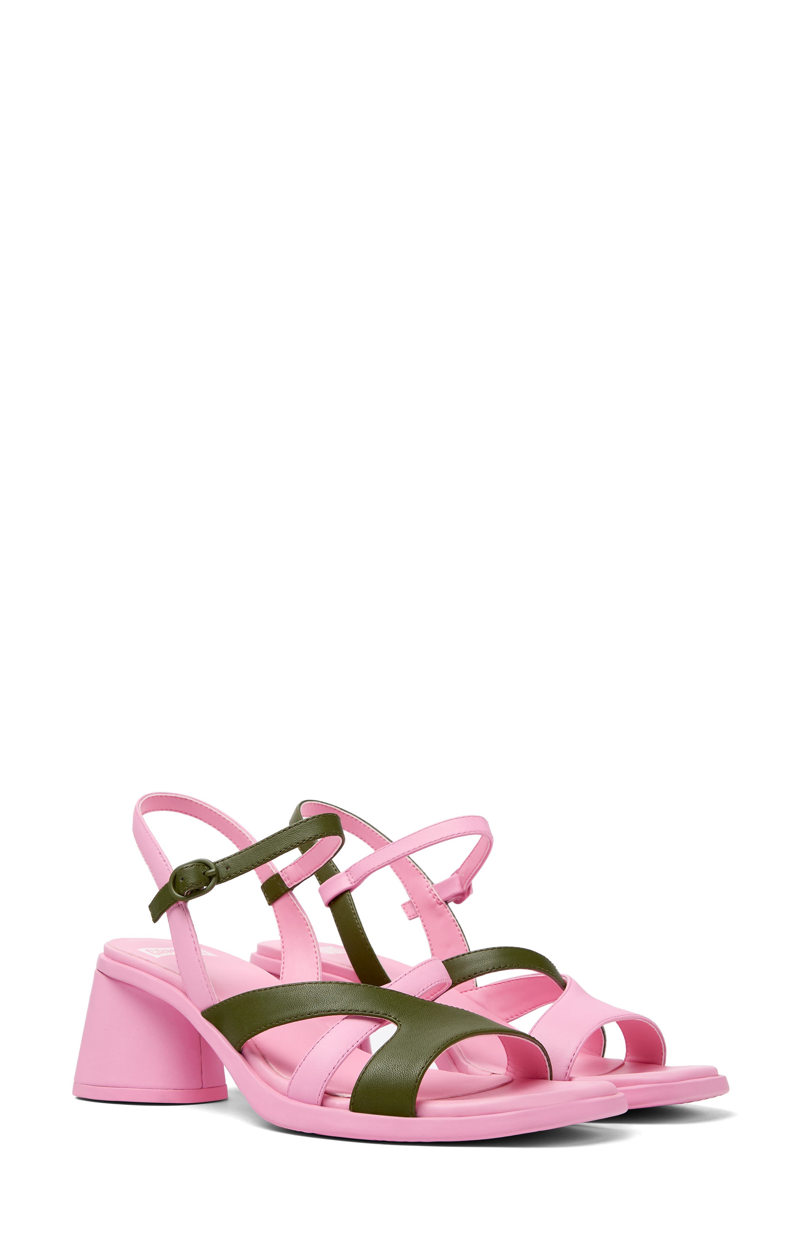 Camper Twins Block Heel Sandal, Main, color, 