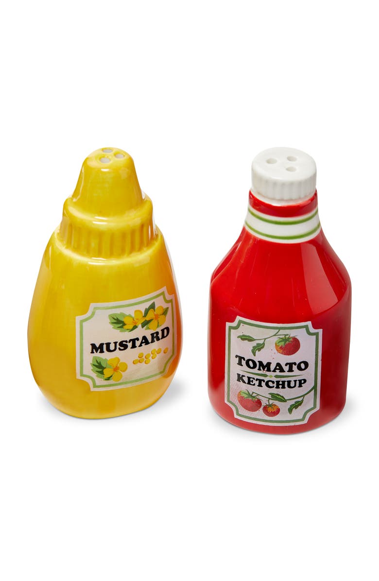 tag Ketchup & Mustard S&P S/2 Multi Earthenware Summer, Main, color, Red