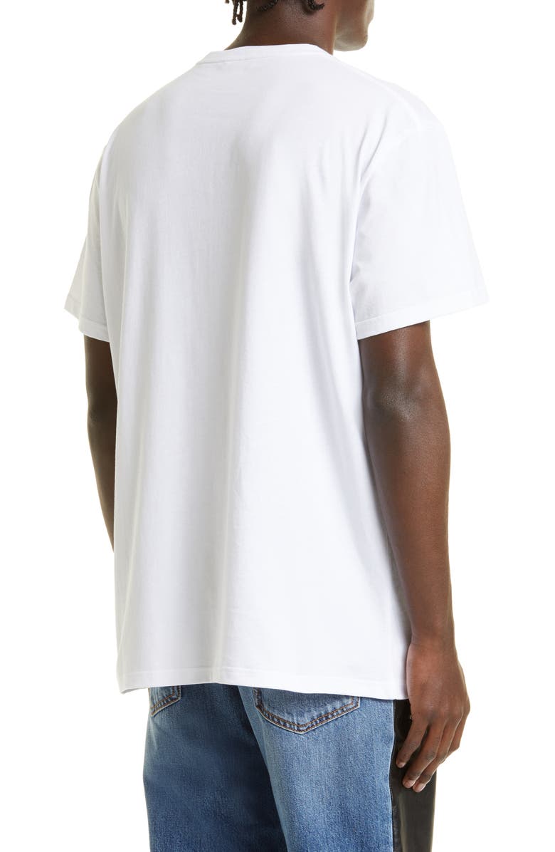 McQueen Crushed Foil Logo Cotton Graphic Tee, Alternate, color,