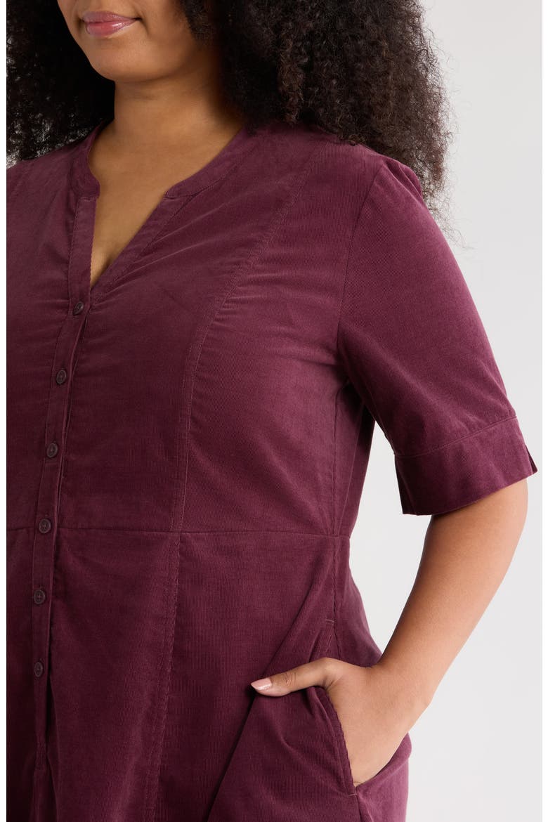 Wightwick Organic Cotton Denim Midi Dress, Alternate, color, DARK HELLEBORE