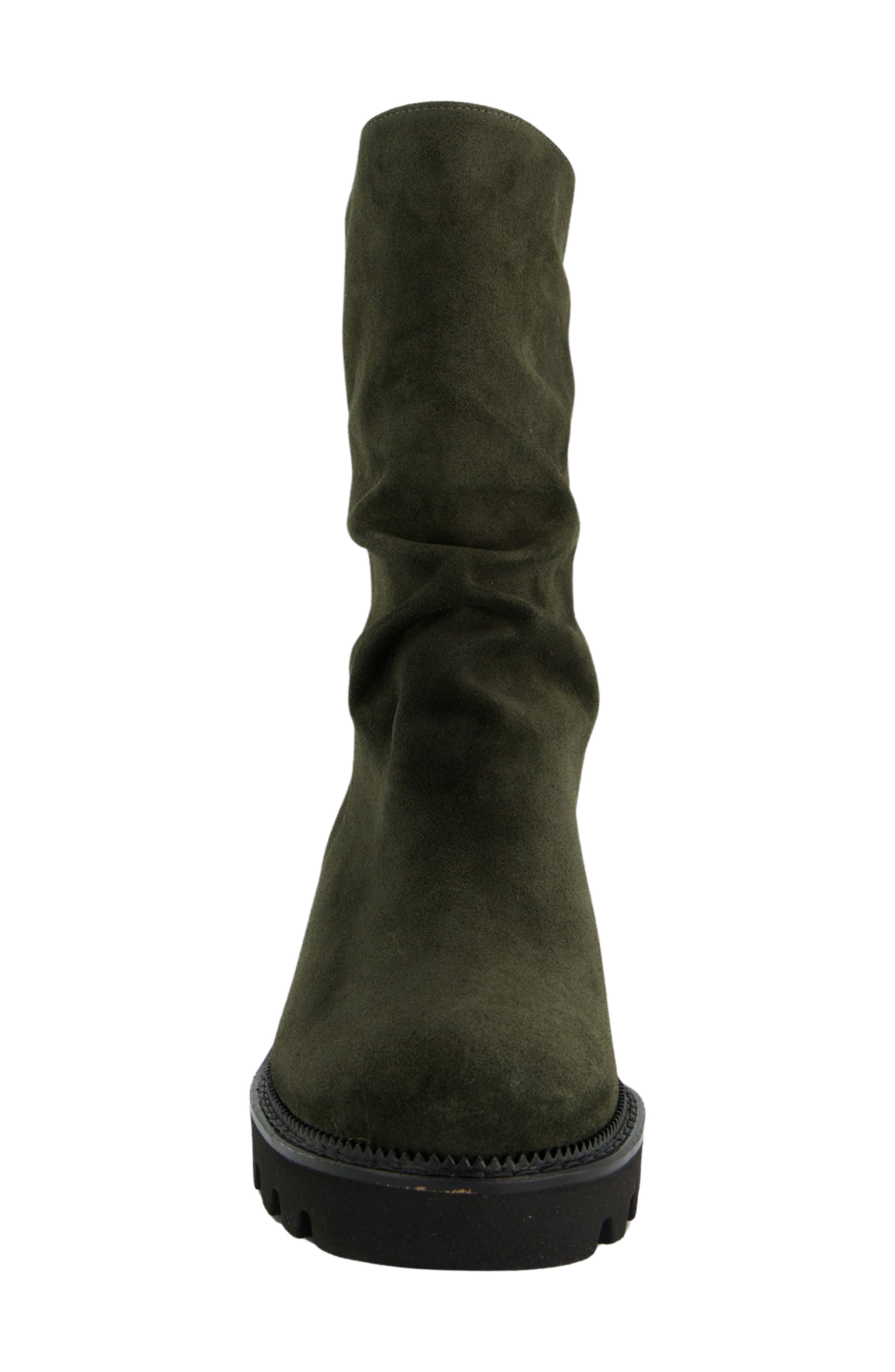 Fabian Bootie, Alternate, color, FOREST SOFT SUEDE