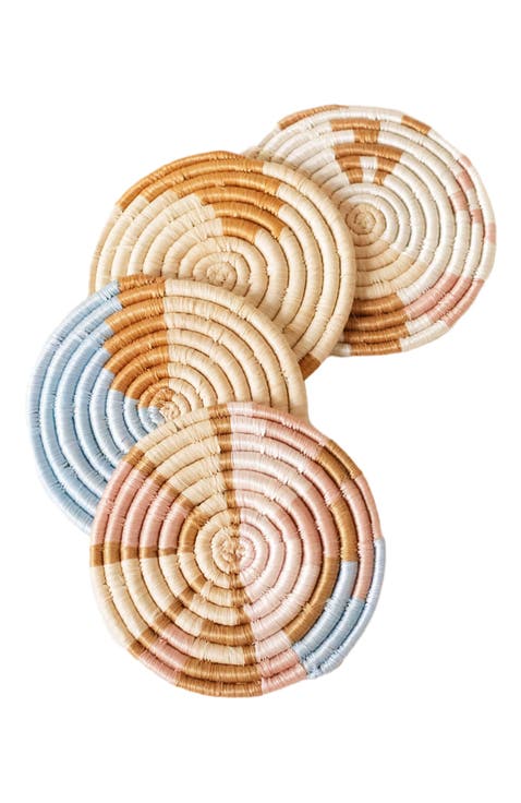 Mixed Abstract Form Set of 4 Coasters
