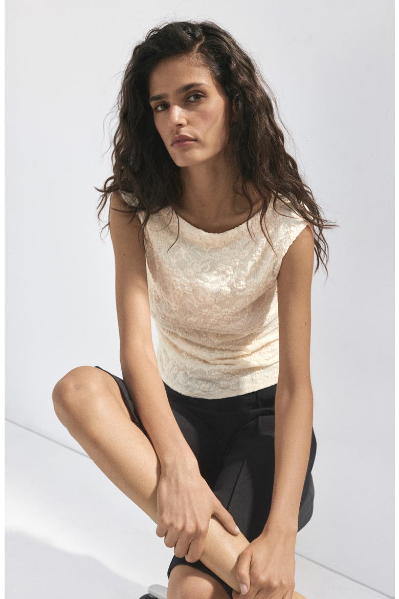 Marta Lace T-Shirt, Alternate, color, OFF WHITE