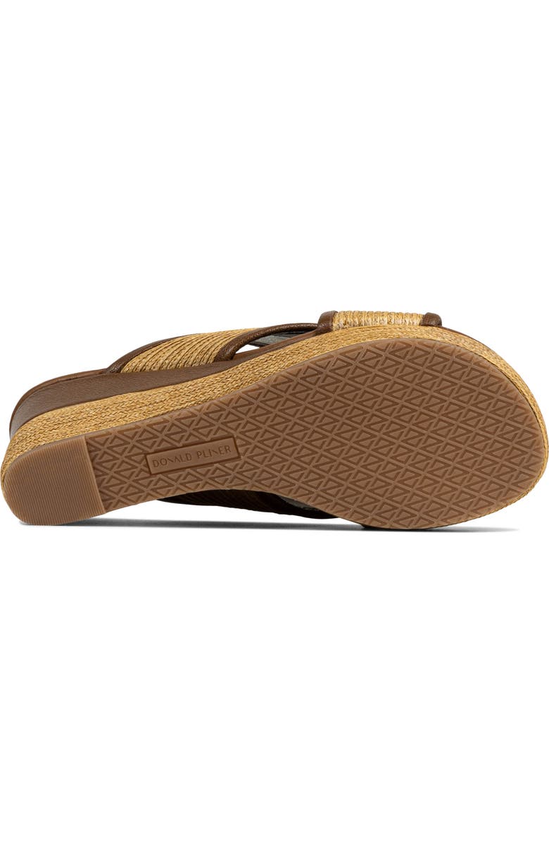 Donald Pliner Gorgina Platform Wedge Sandal, Alternate, color, Saddle
