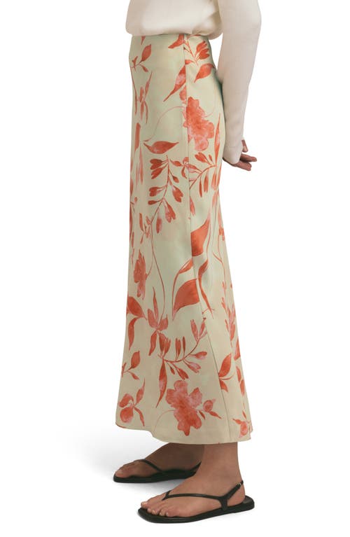 Favorite Daughter Favorite Maxi Skirt In Moonbeam Floral In Moonbeam Floral