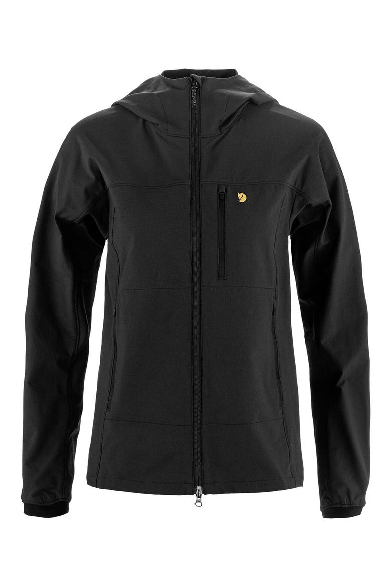Bergtagen G-1000 Water Resistant Hooded Jacke, Alternate, color, BLACK