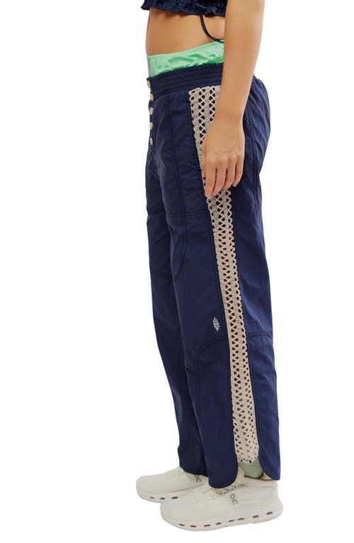 Shop Free People Underdog Pants In Navy