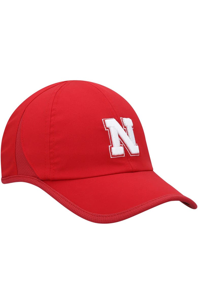 adidas Men's adidas Scarlet Nebraska Huskers Superlite AEROREADY Adjustable Hat, Alternate, color, 