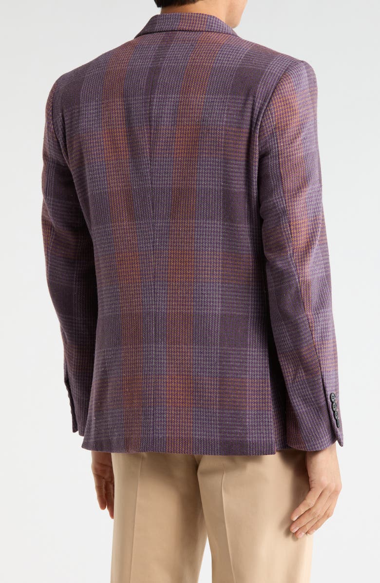 T.R. PREMIUM Slim Fit Two Button Blazer, Alternate, color, Purple