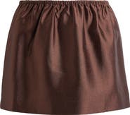 Reformation Elva Metallic Miniskirt