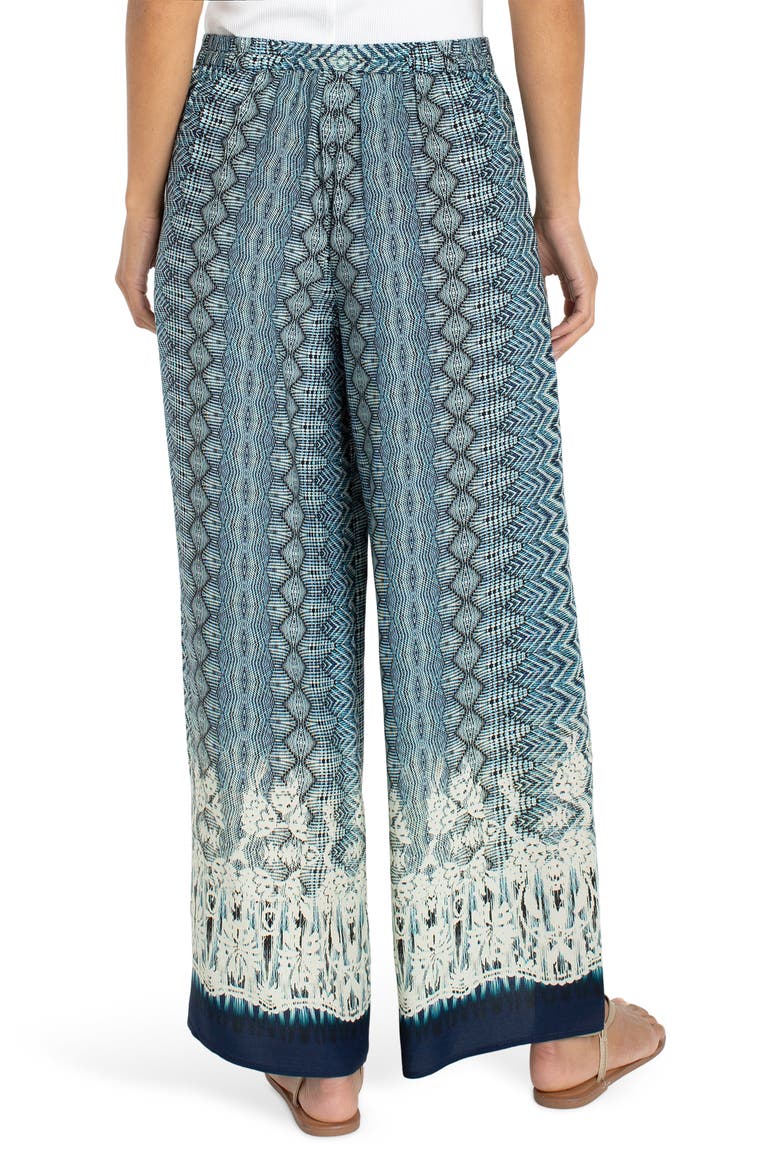 Pull-On Ankle Wide Leg Pants, Alternate, color, NOMAD IKAT PRNT