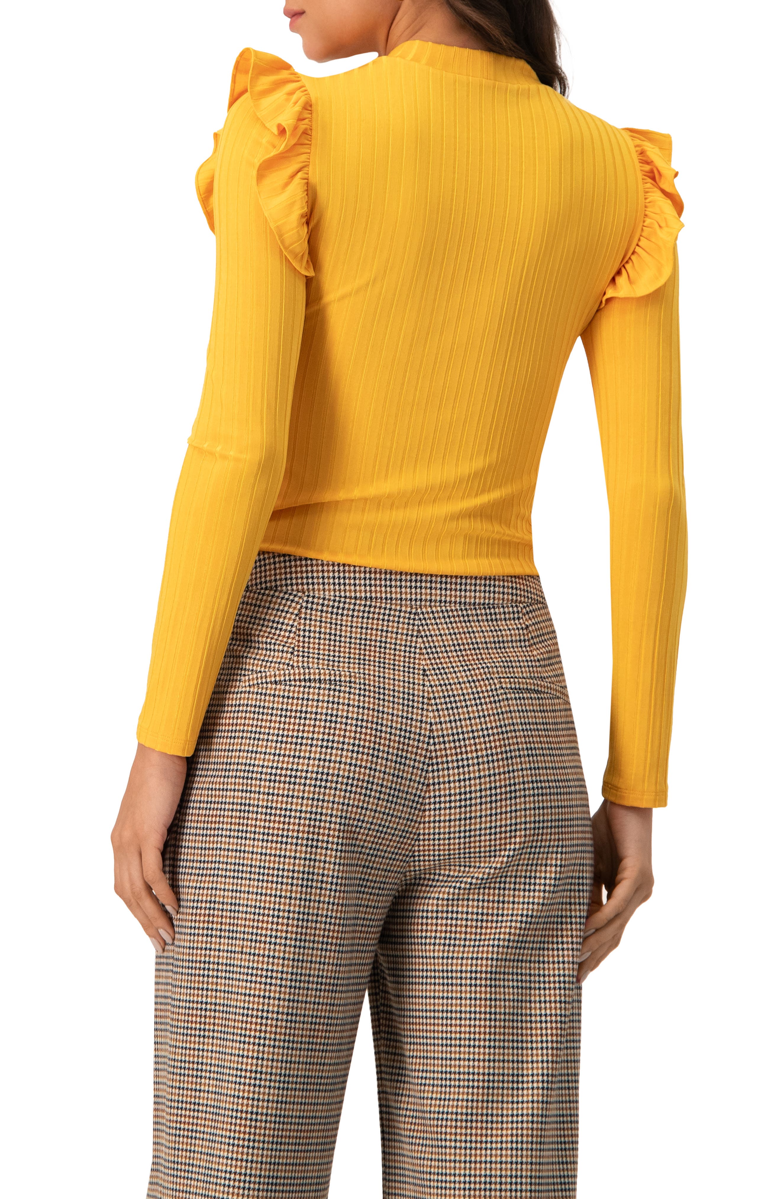 Long Sleeve Ruffled Blouse - image 2