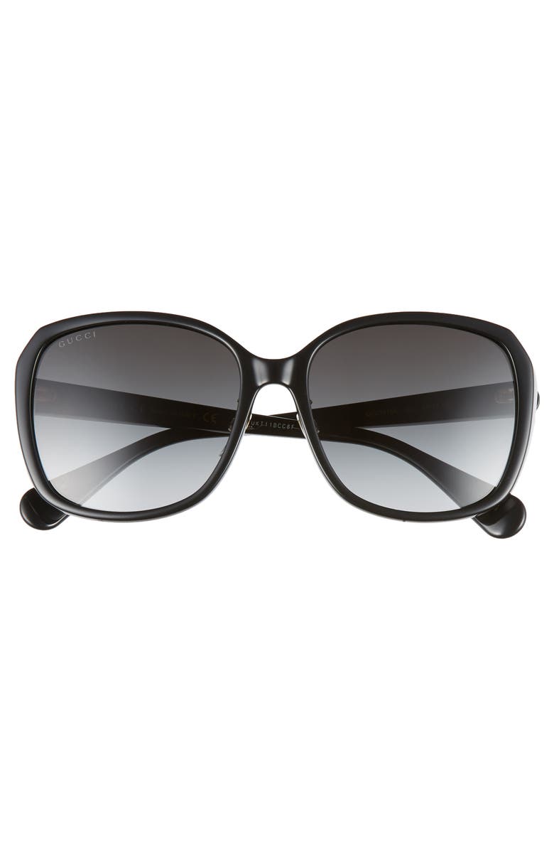 Gucci 57mm Square Sunglasses, Alternate, color, 