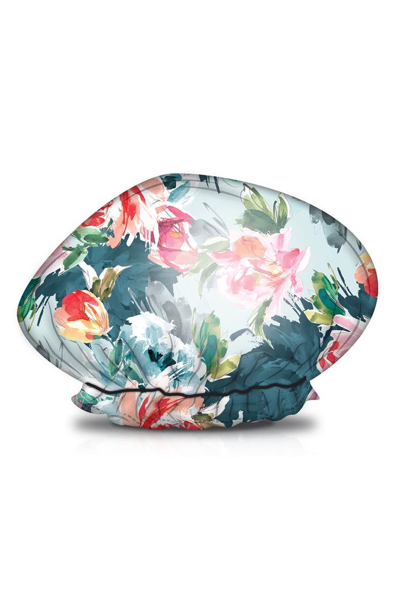 Plum Pretty Sugar Metallic Iris Shower Cap, Main, color, 