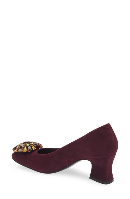 Jeffrey Campbell Panem Crystal Embellished Pump In Purple