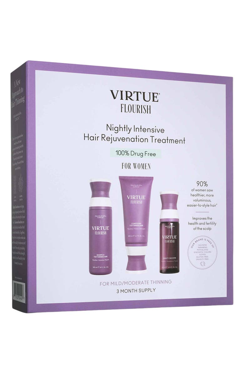 Virtue<sup>®</sup> Flourish<sup>®</sup> Nightly Intensive Hair Rejuvenation Treatment, Alternate, color,