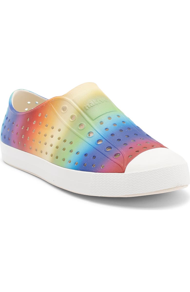 Native Shoes Kids' Jefferson Slip-On Sneaker, Main, color, Rainbow Multi
