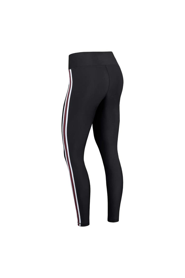 Women's WEAR by Erin Andrews Black Arizona Cardinals Color Block Leggings, Alternate, color, Black