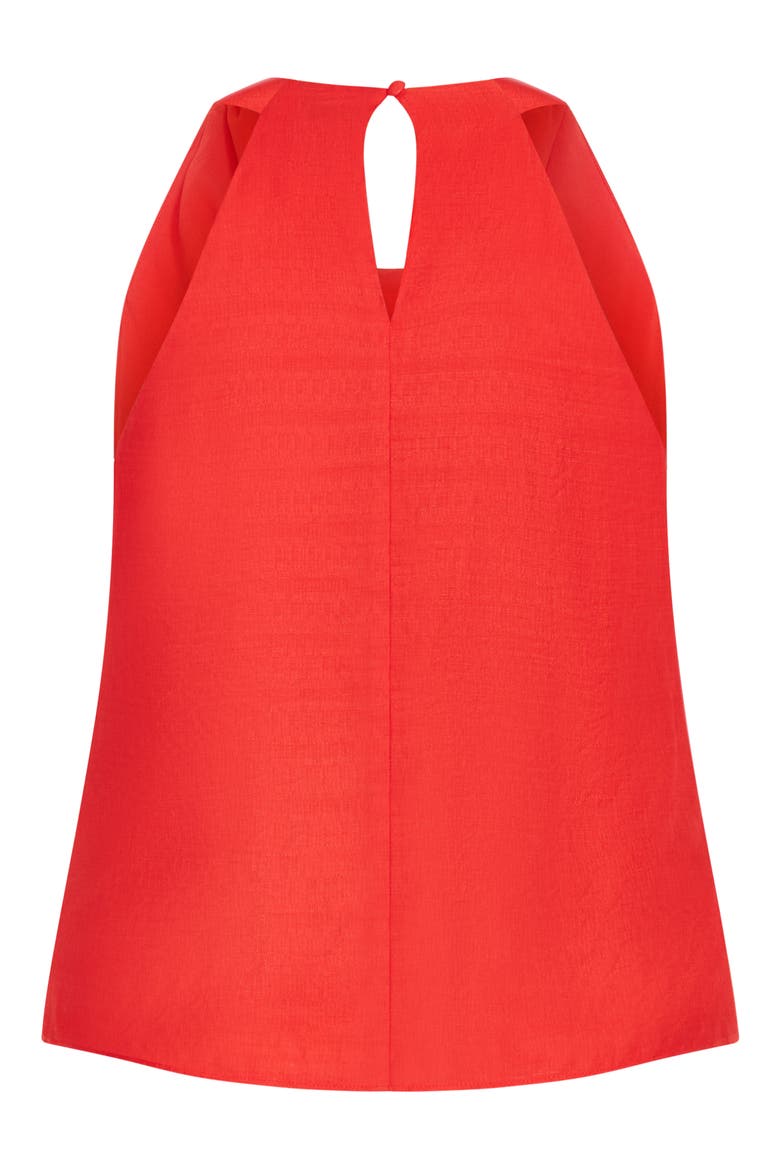 Paloma Sleevless Top, Alternate, color, RED