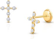 Tiny Blessings 14K Gold Light of Heaven Stud Earrings
