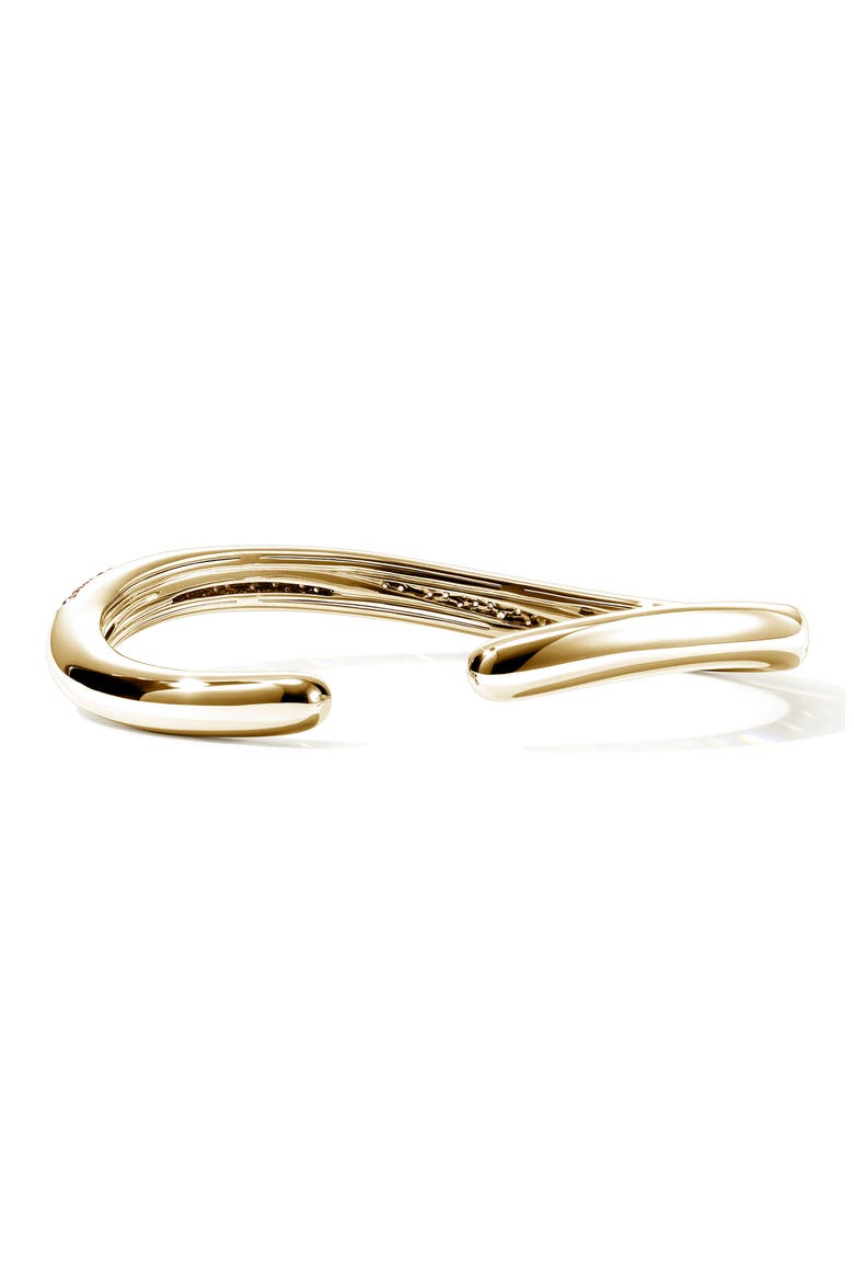 Artisan Series 18k Gold Sapphire Ombre Surf Cuff, Alternate, color, GOLD