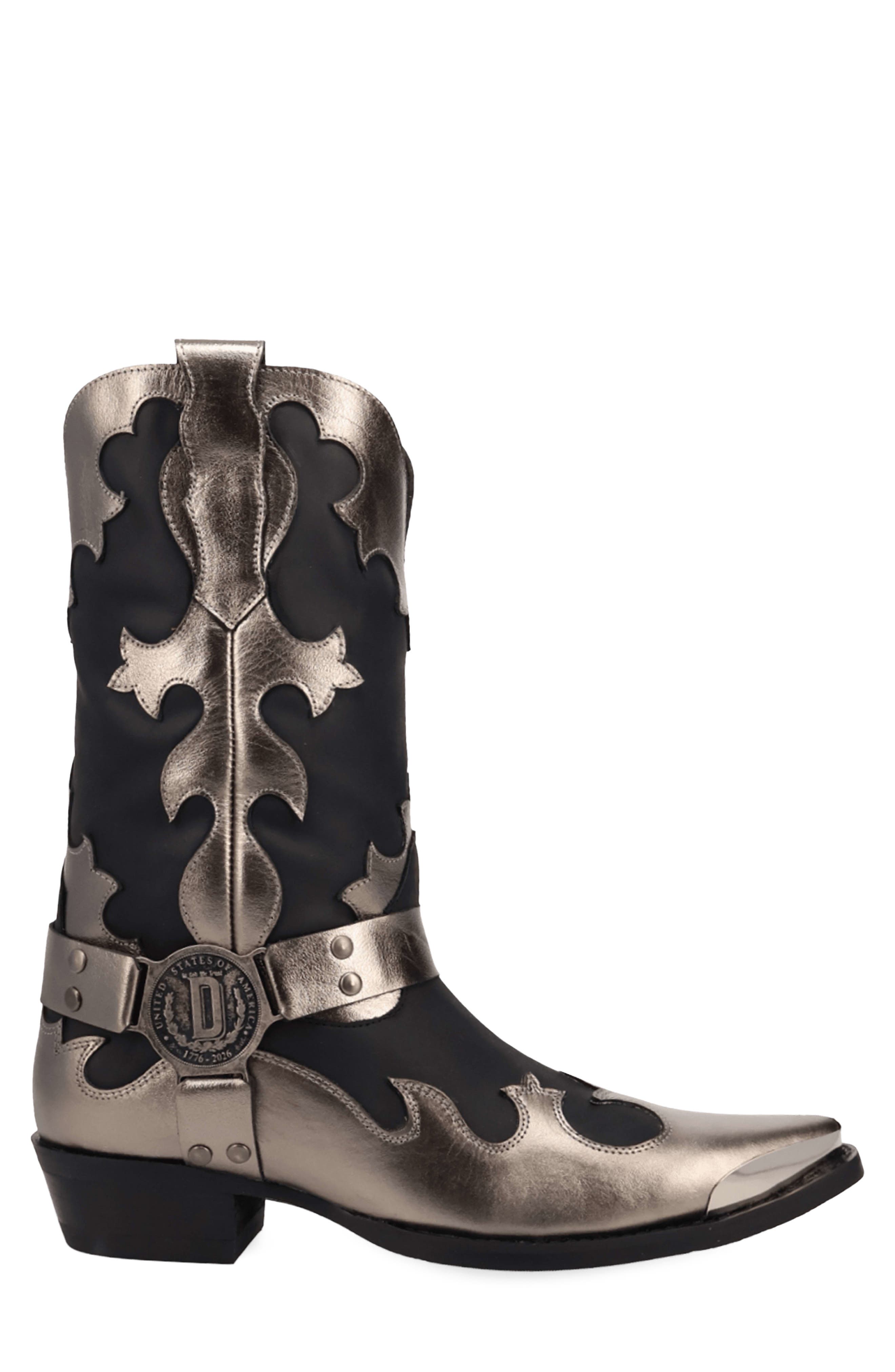 Desperado Western Boot, Alternate, color, BLACK