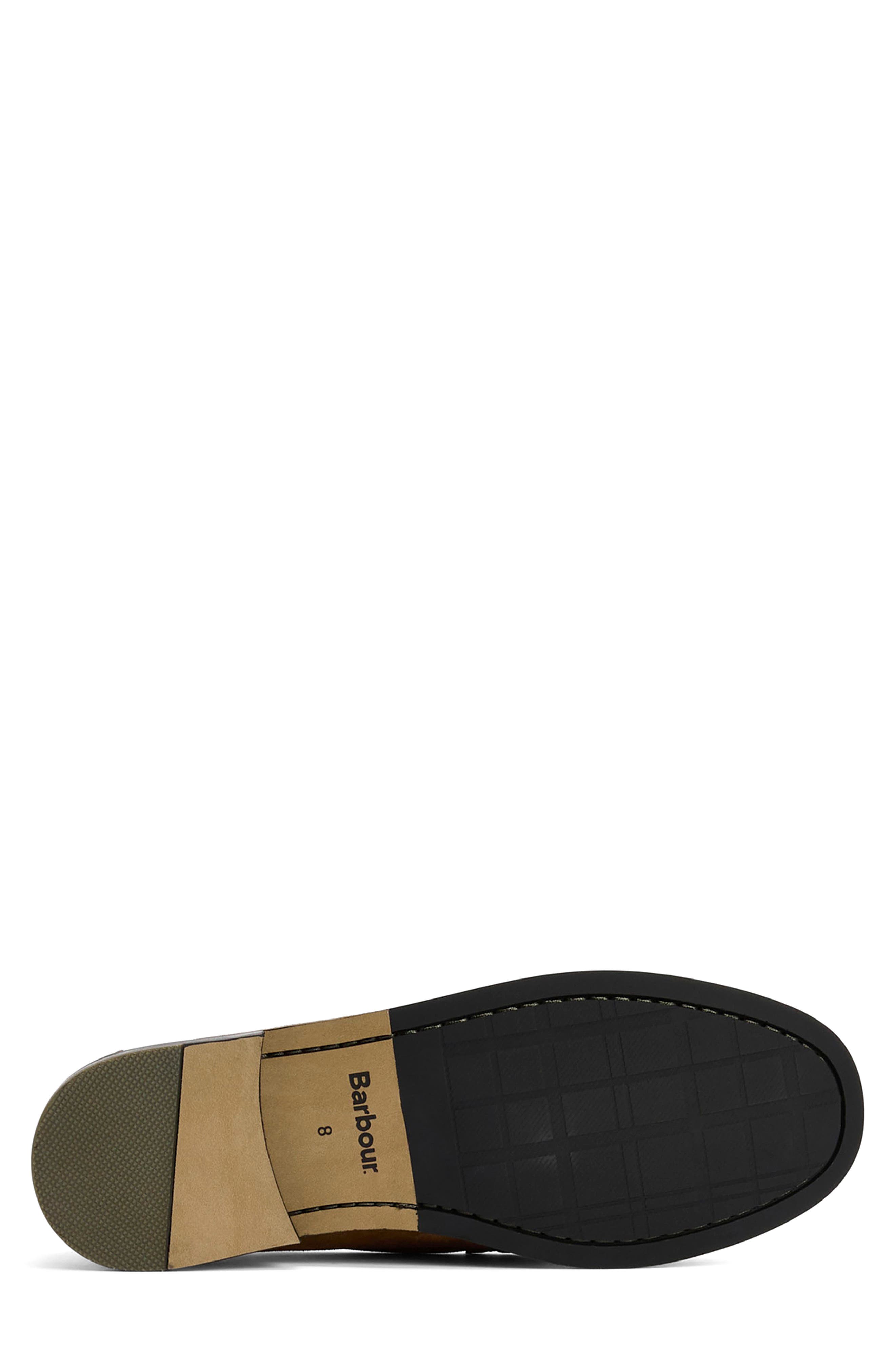 Linford Penny Loafer, Alternate, color, BROWN SUEDE