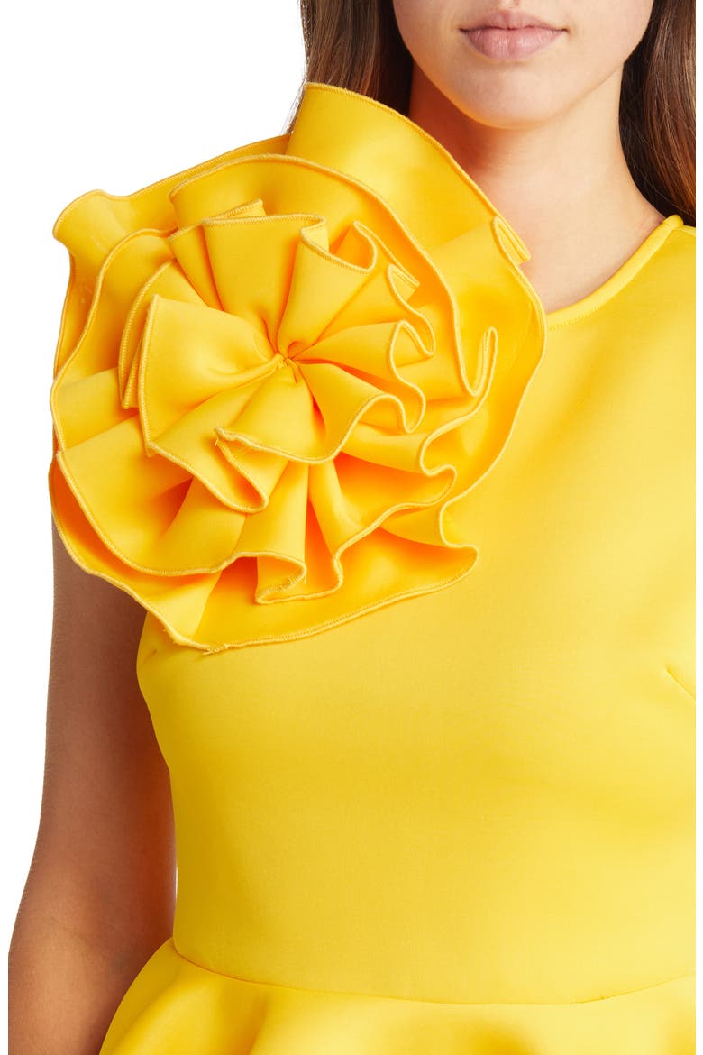 Coco Sleeveless Peplum Top, Alternate, color, YELLOW
