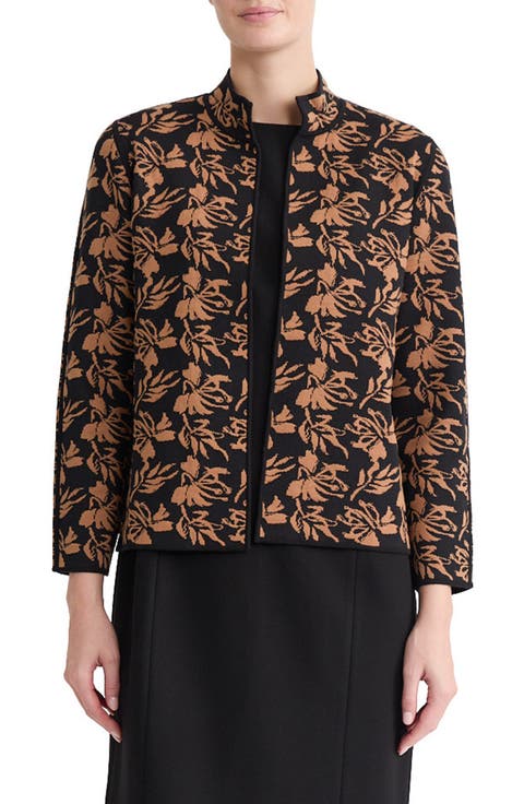 Kissing Front Jacquard Cardigan