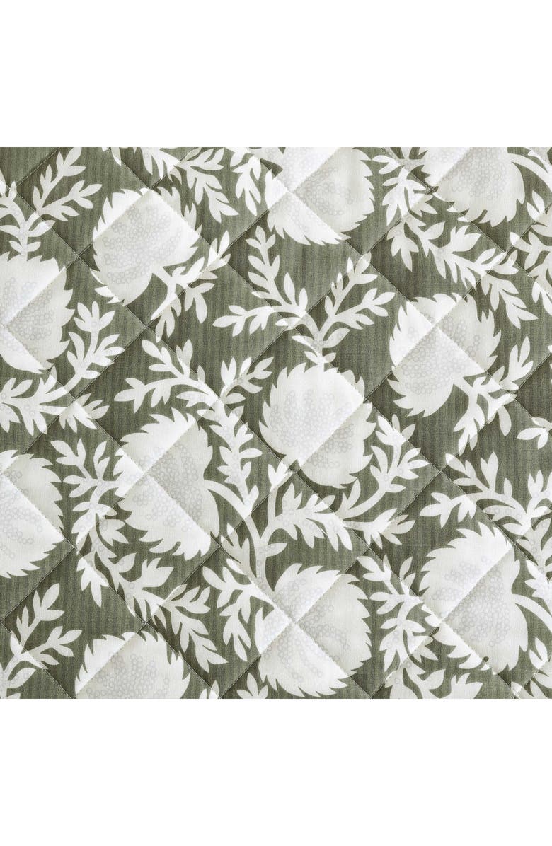 Eddie Bauer Garden Bloom Cotton King Quilt Set, Main, color, Green