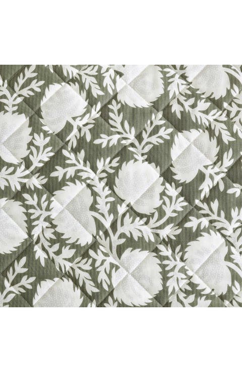 Garden Bloom Cotton King Quilt Set