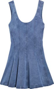 Desigual Sleeveless Denim Midi Dress