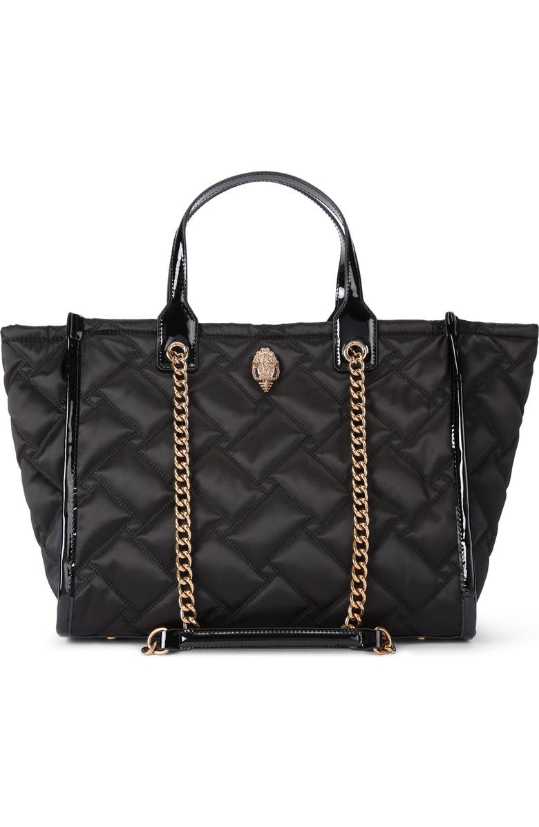 Kurt Geiger London Hoxton Quilted Shopper Bag, Main, color, Black